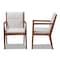 Baxton Studio Theresa Beige Upholstered and Walnut Wood 2-PC Living Room Chair Set 164-10483 - alternate 6